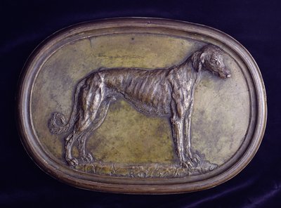 Rilievo di un levriero da Benvenuto Cellini